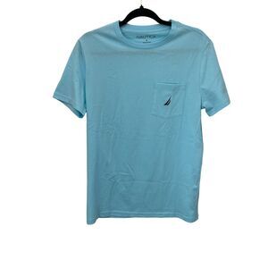 Nautica Mens Light Blue T Shirt Size Small New